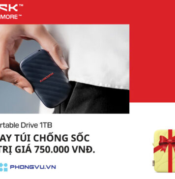 Sắm SanDisk Portable Drive 1TB tại Phong Vũ – Nhận ngay túi chống sốc Tomtoc 750K Sắm SanDisk Portable Drive 1TB Tại Phong Vũ - Nhận ngay túi chống sốc Tomtoc 750K