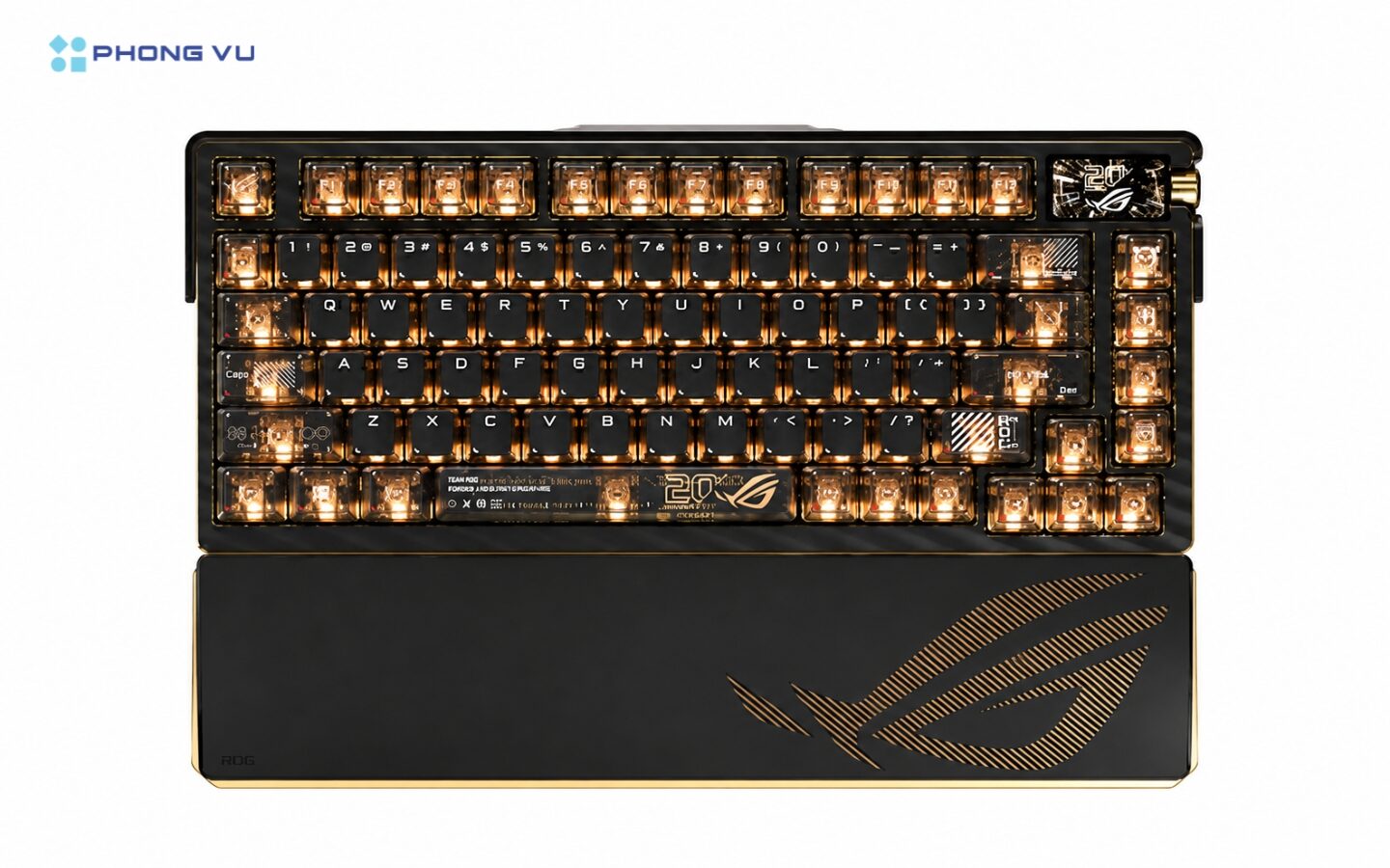Bàn phím cơ ROG AZOTH Extreme Edition 20 M709: Bản kỷ niệm 20 năm ROG