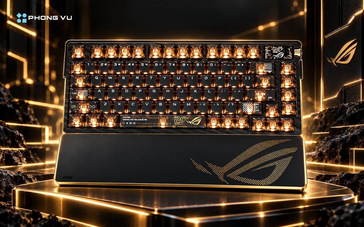 Ưu đãi mua bàn phím cơ ROG AZOTH Extreme Edition 20 M709 tại Phong Vũ