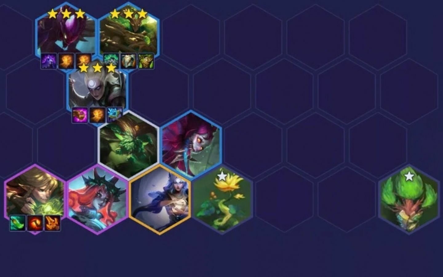 Top đội hình ĐTCL 18.3 giúp game thủ leo rank nhanh 5 Đội hình Kha'Zix Thần Rừng tận dụng sát thương chủ lực và các tướng hỗ trợ ở cấp 7