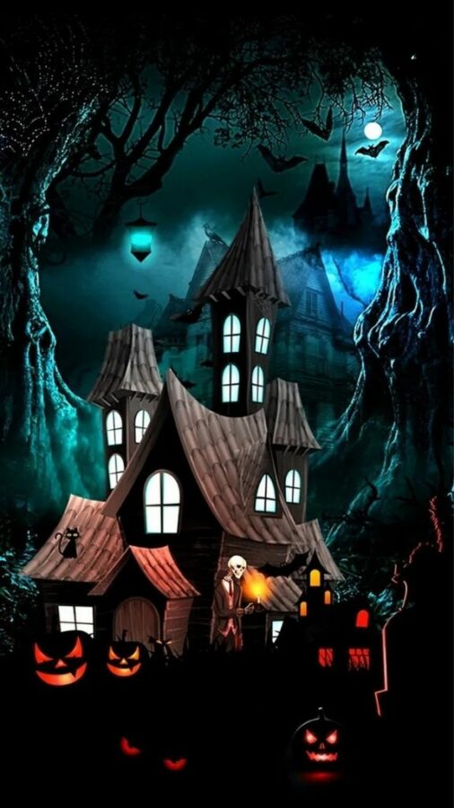 100+ Hình nền Halloween đẹp, kinh dị cho điện thoại, máy tính 96 Khung cảnh ma mị và rùng rợn trong đêm Halloween