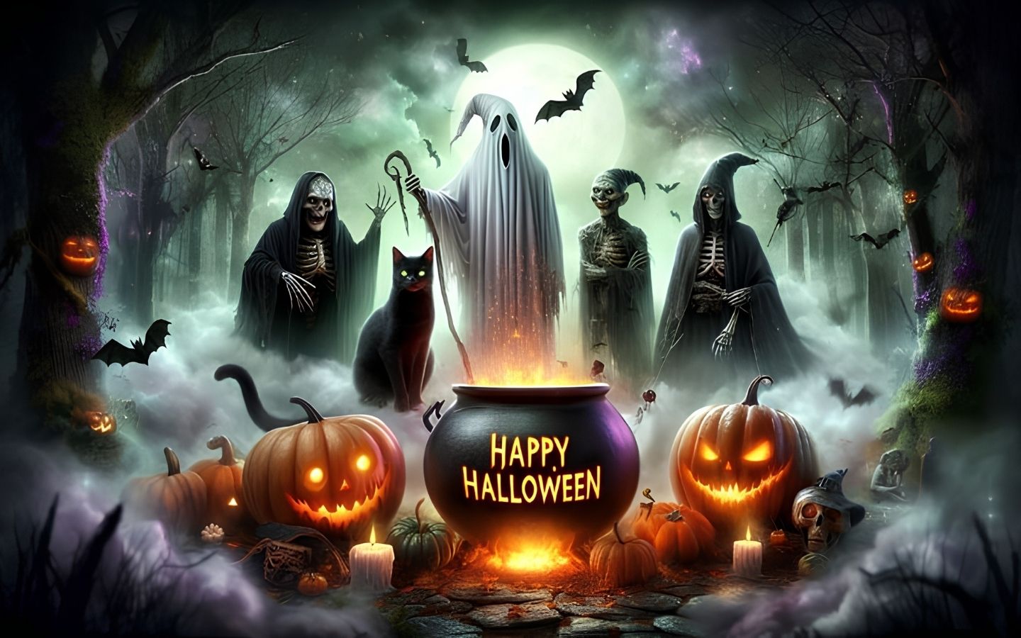 100+ Hình nền Halloween đẹp, kinh dị cho điện thoại, máy tính 20 Hình nền Halloween ma mị dành cho người yêu thích kinh dị