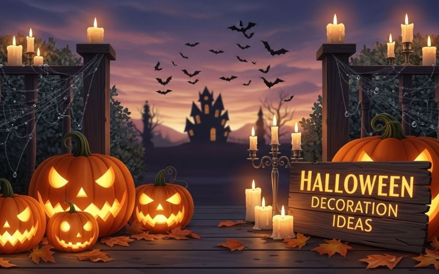 100+ Hình nền Halloween đẹp, kinh dị cho điện thoại, máy tính 35 Bí ngô Halloween dễ thương với đôi mắt tròn đáng yêu