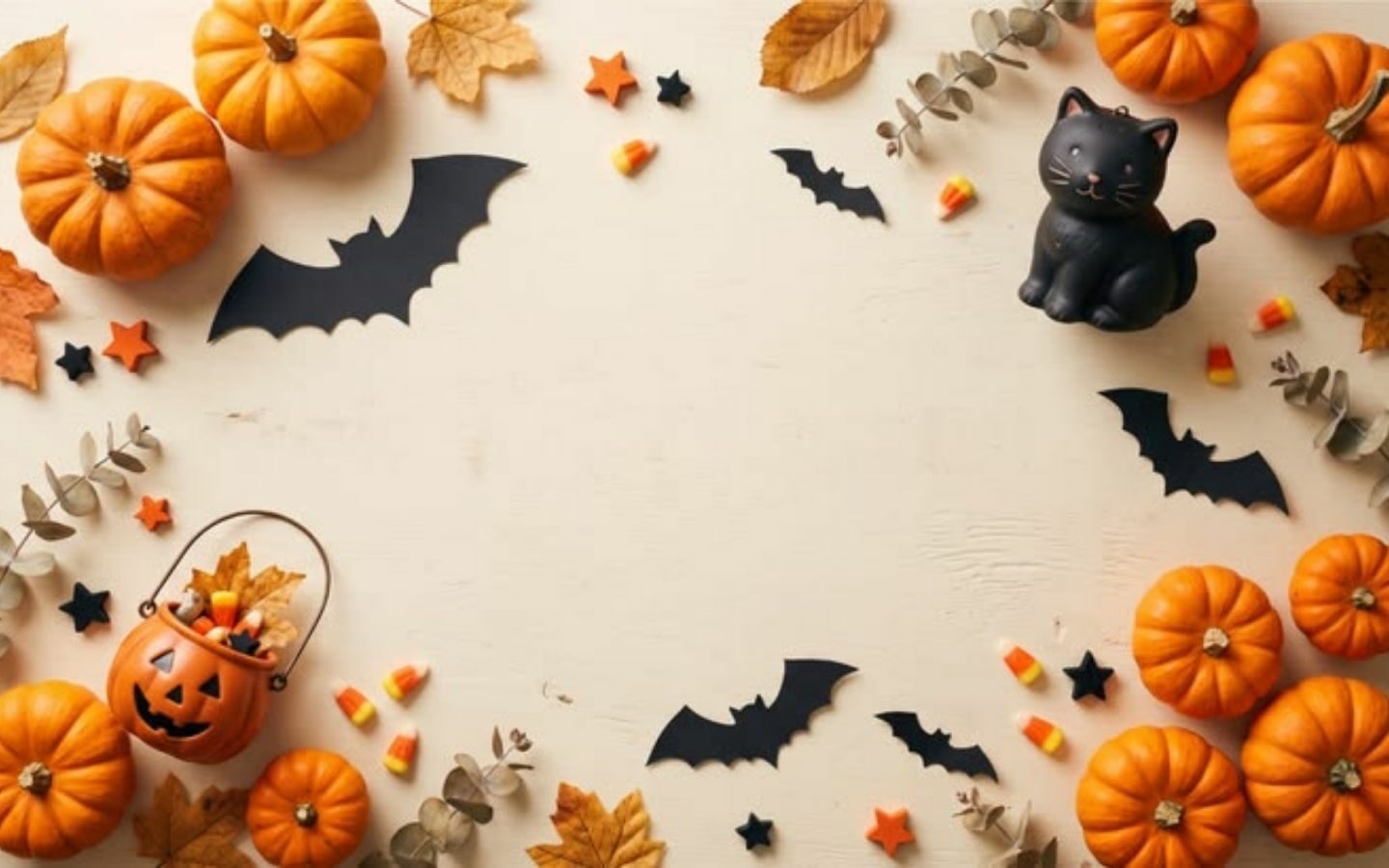 100+ Hình nền Halloween đẹp, kinh dị cho điện thoại, máy tính 36 Hình nền bí ngô cute và dễ thương