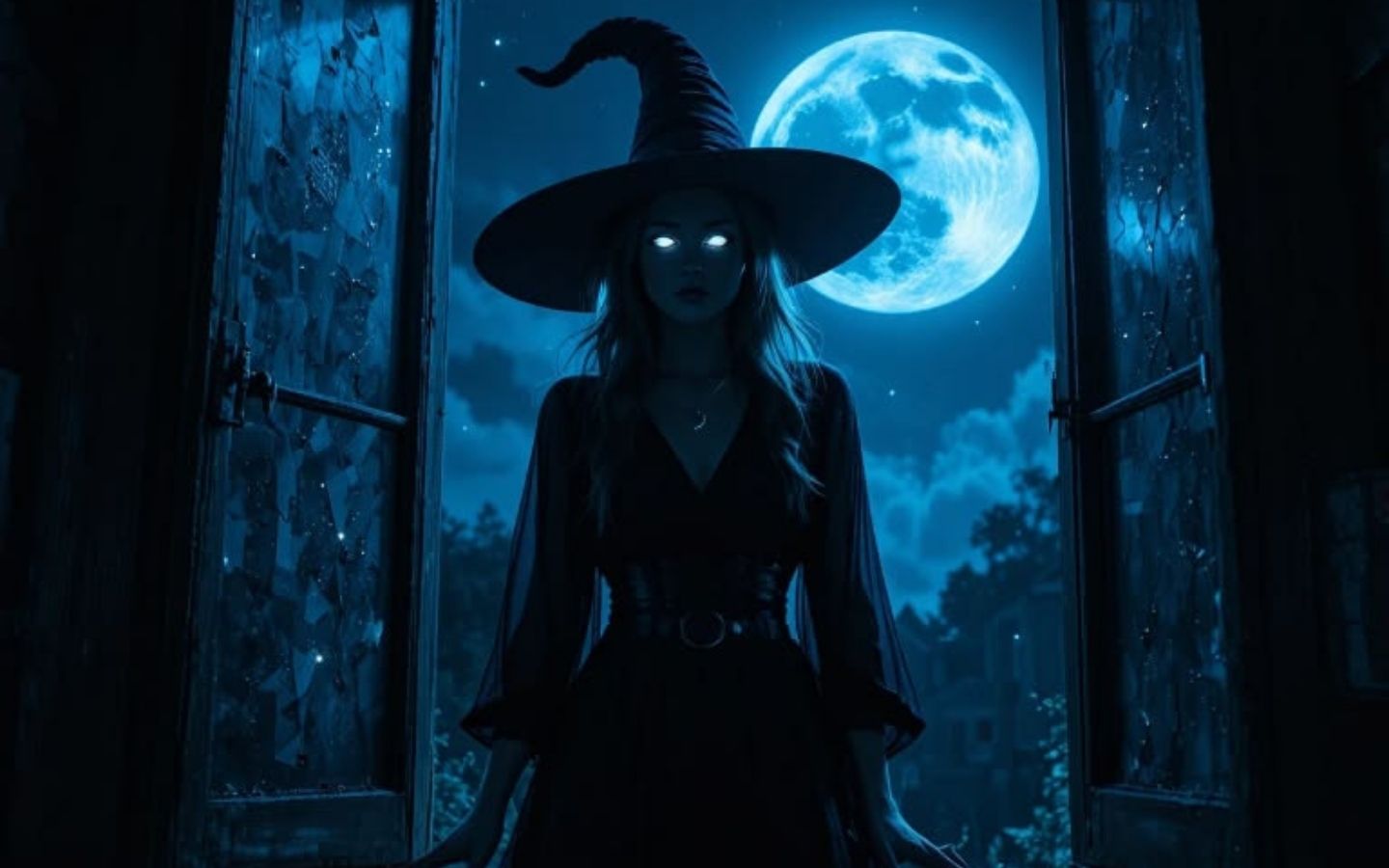 100+ Hình nền Halloween đẹp, kinh dị cho điện thoại, máy tính 50 Hình nền phù thủy Halloween với hiệu ứng phép thuật huyền ảo