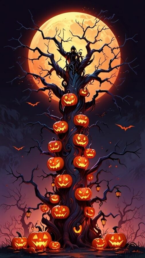 100+ Hình nền Halloween đẹp, kinh dị cho điện thoại, máy tính 58 Khung cảnh Halloween huyền bí dành cho màn hình khóa