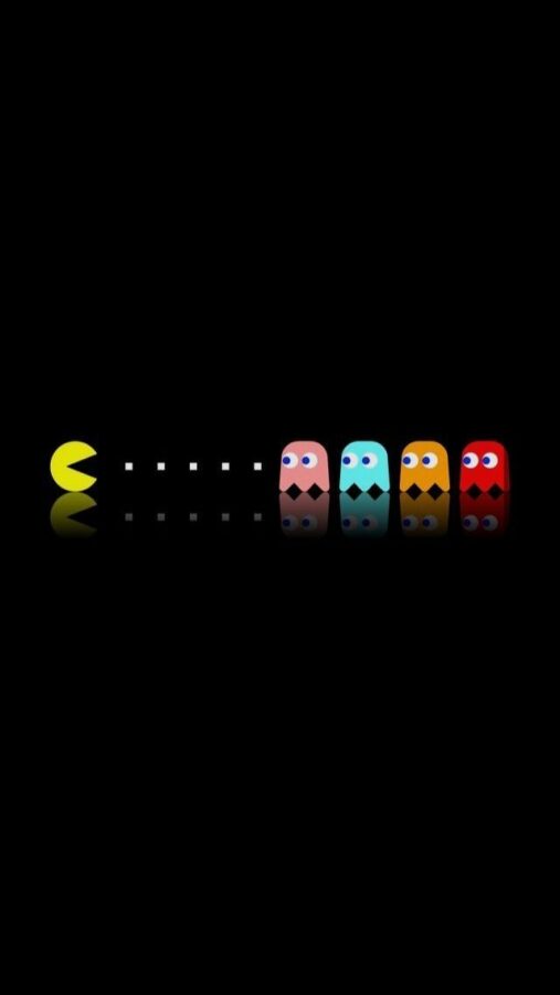 Pac-Man rượt đuổi những bóng ma đầy màu sắc