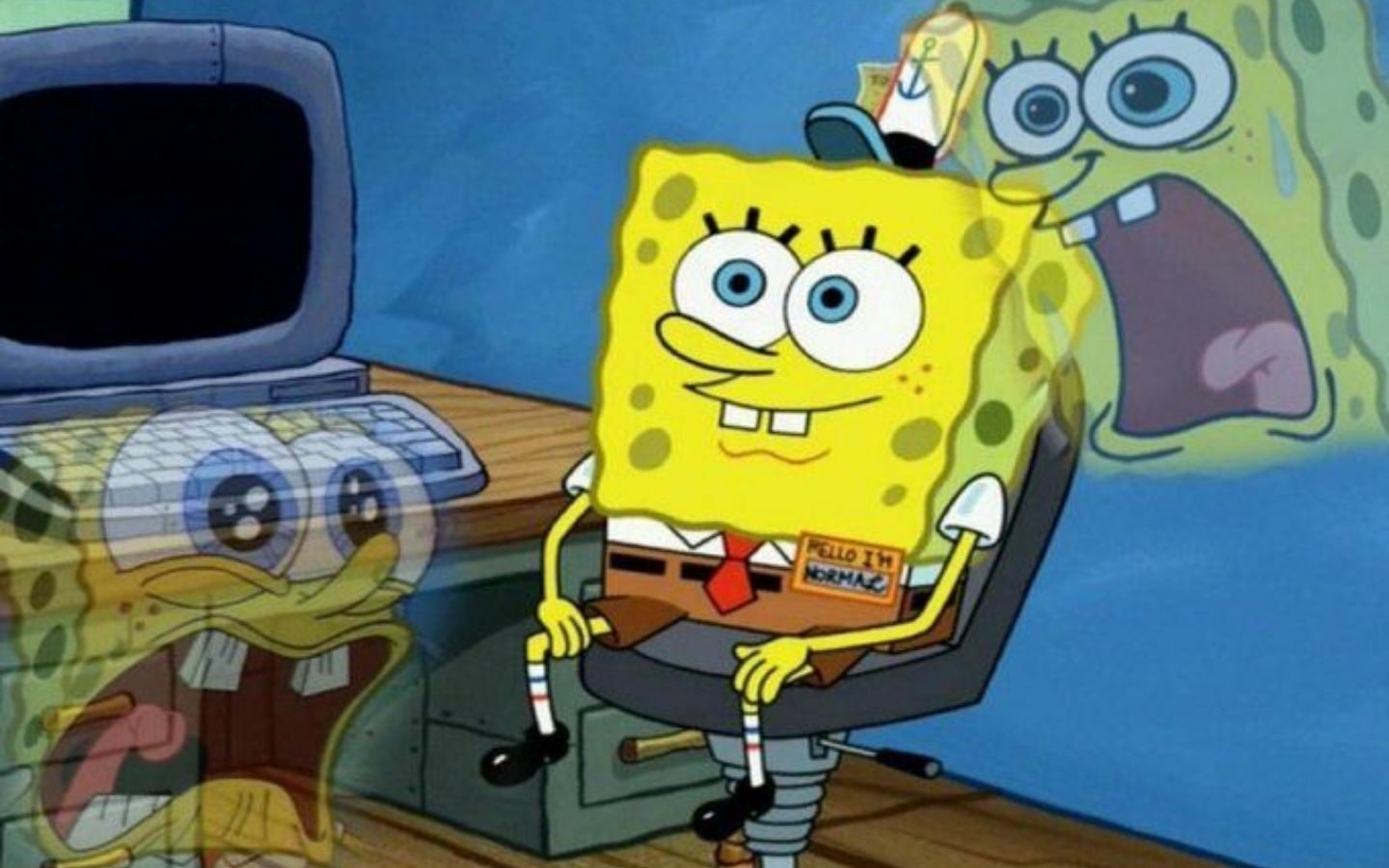 Hình nền máy tính meme siêu hài 