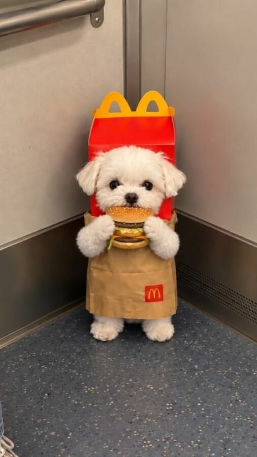 Hình nền meme chó cực cute 