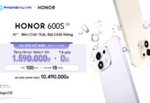 HONOR 600S mở bán tại Phong Vũ, tặng Honor Watch X5i trị giá 1.590.000 đồng HONOR 600S mở bán tại Phong Vũ, tặng Honor Watch X5i trị giá 1.590.000 đồng