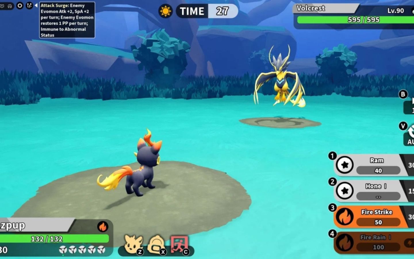 Evomon: Hướng dẫn tải và chơi game Evomon cho người mới 9 Sinh vật hệ Lửa phù hợp với người chơi yêu thích lối chiến đấu chủ động và gây sát thương mạnh