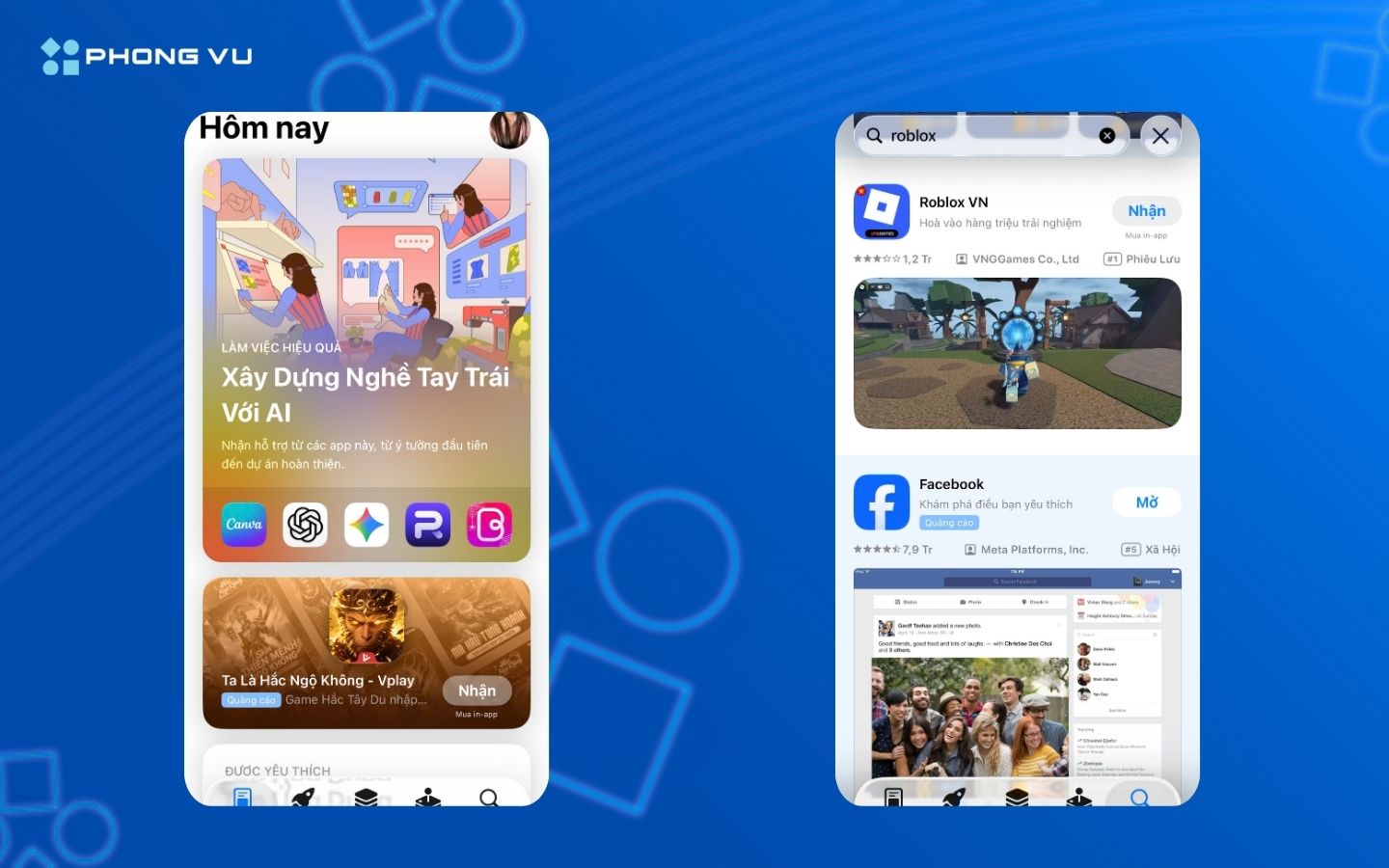Evomon: Hướng dẫn tải và chơi game Evomon cho người mới 6 Truy cập vào Appstore và tìm kiếm Roblox trên cửa hàng ứng dụng