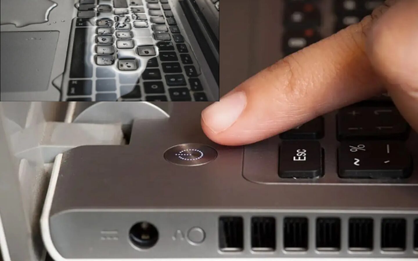Laptop bị đổ nước: 3 bước xử lý đúng cách, tránh hư hỏng 4 Không bật lại laptop, đưa máy đến nơi kiểm tra