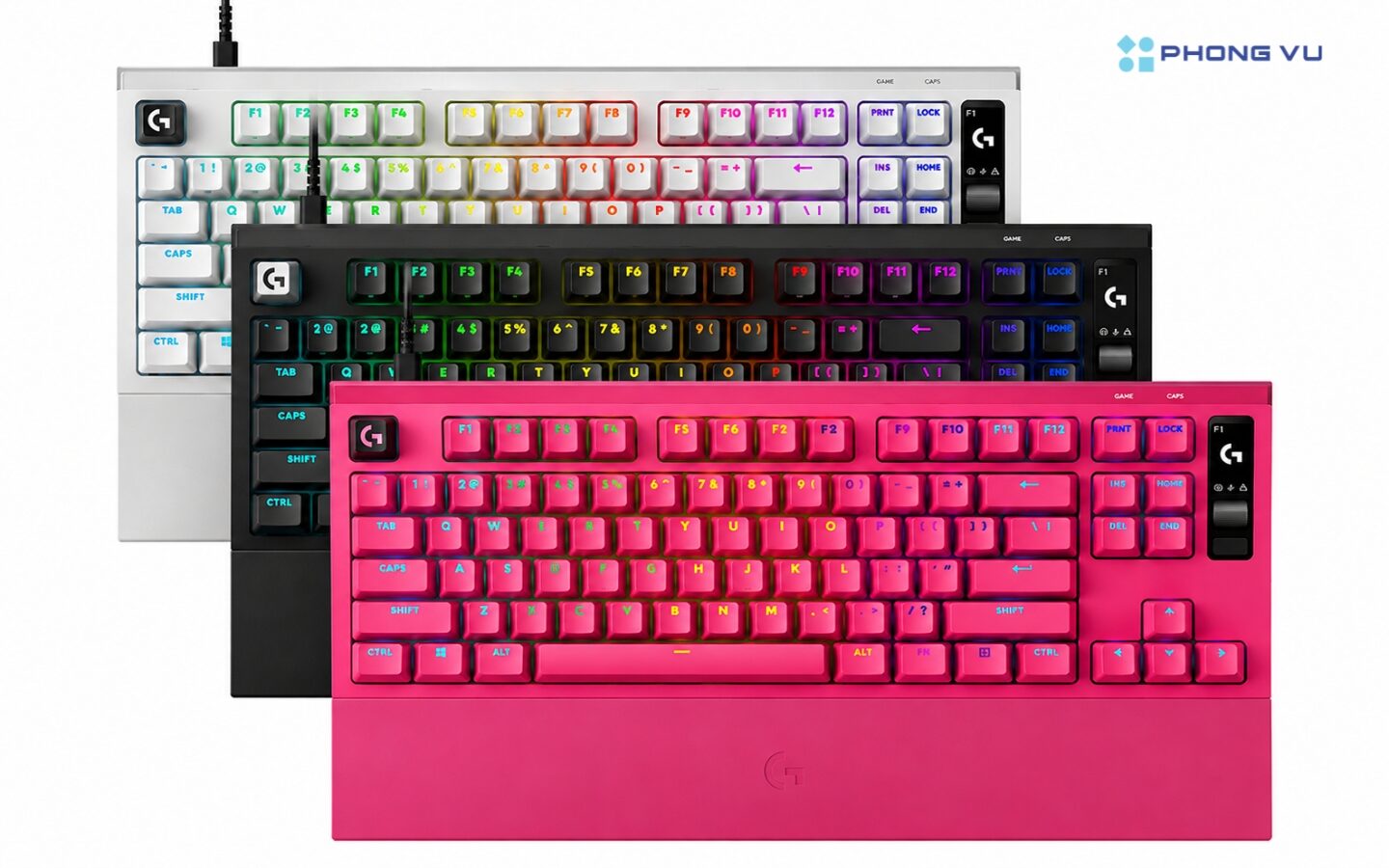 Bàn phím Gaming có dây Logitech Pro X2 TKL Rapid