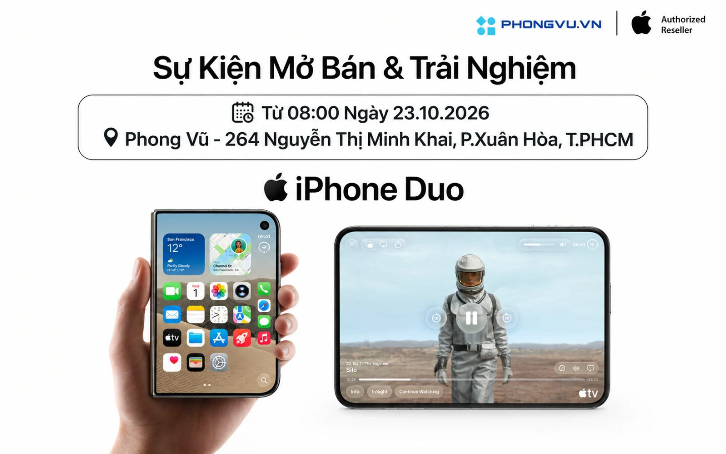 Sự kiện mở bán & trải nghiệm iPhone Duo tại Phong Vũ