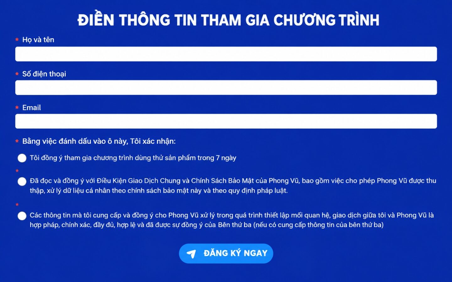 Ưu đãi Logitech G PRO Series 2026: Dùng thử 7 ngày, hoàn tiền 100% 2 Biểu mẫu đăng ký chương trình dùng thử 7 ngày sản phẩm Logitech G PRO Series 2026