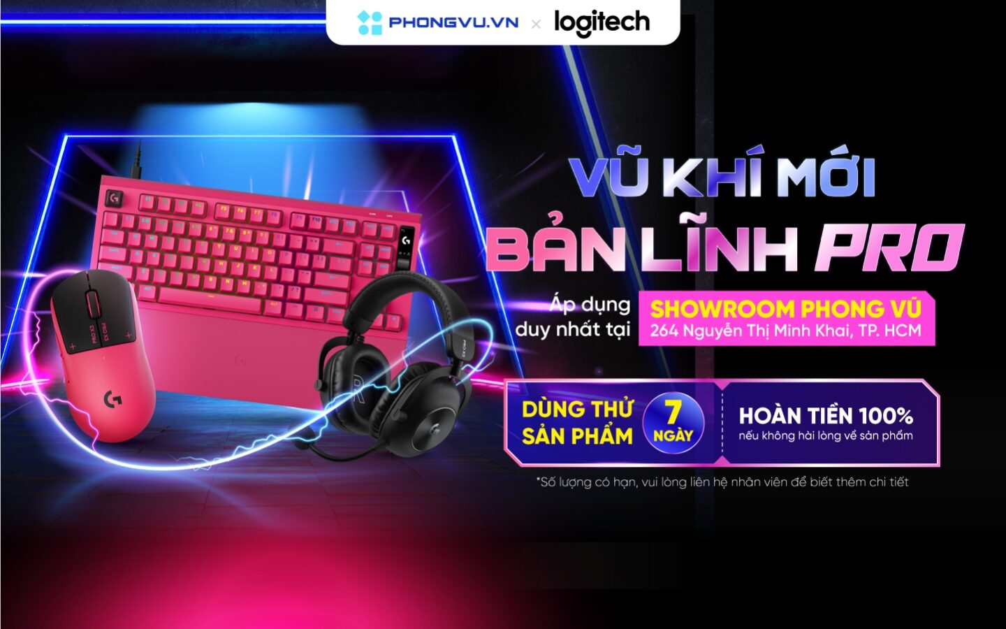 Ưu đãi Logitech G PRO Series 2026: Dùng thử 7 ngày, hoàn tiền 100% 1 Ưu đãi Logitech G PRO Series 2026: Dùng thử 7 ngày, hoàn tiền 100%