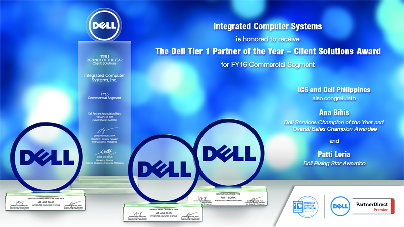 Dell 2016 Awards for website