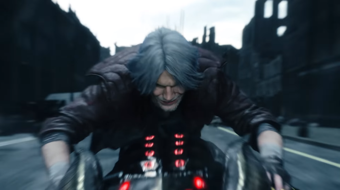 "Bố già" Dante xuất hiện trong trailer của Devil May Cry 5.