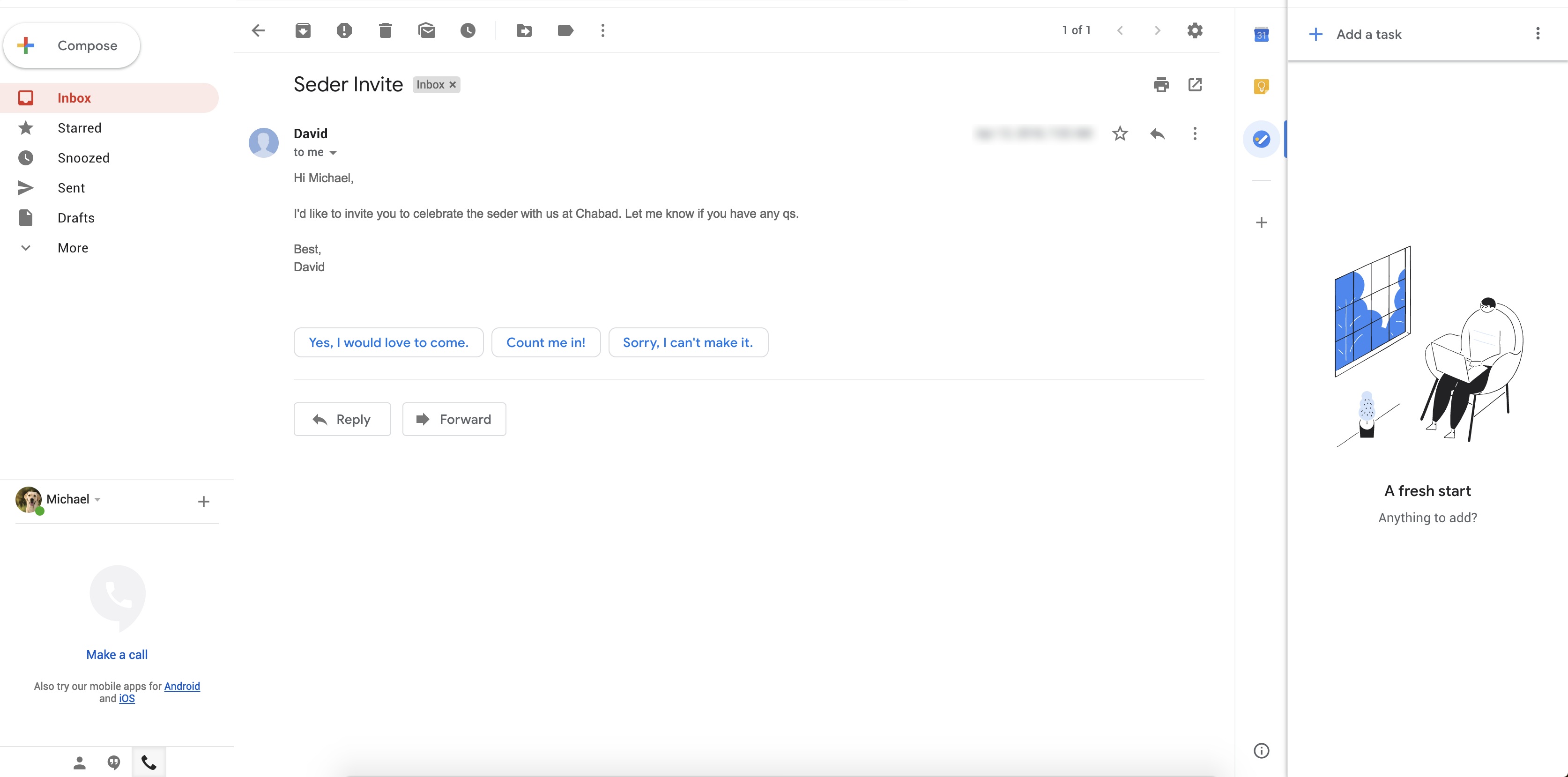 Hình ảnh được phỏng đoán là giao diện mới của Gmail