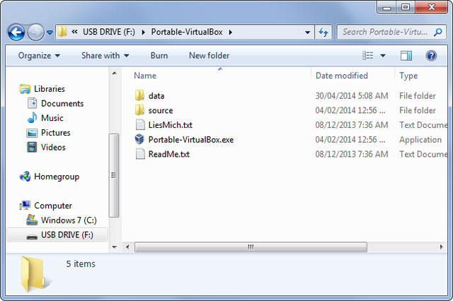 Portable VirtualBox Windows 10 Usage 2