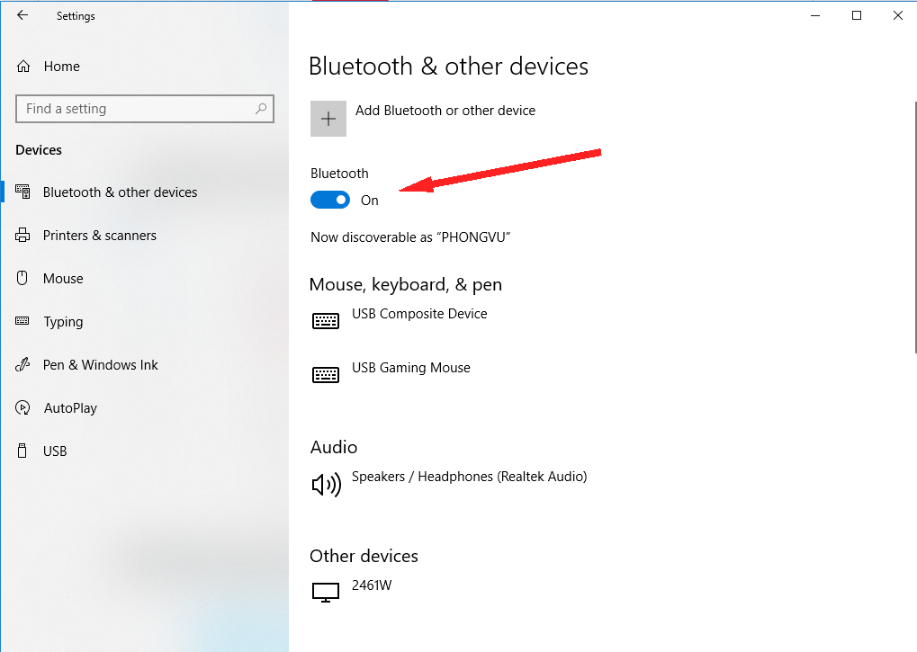 kết nối loa bluetooth với laptop