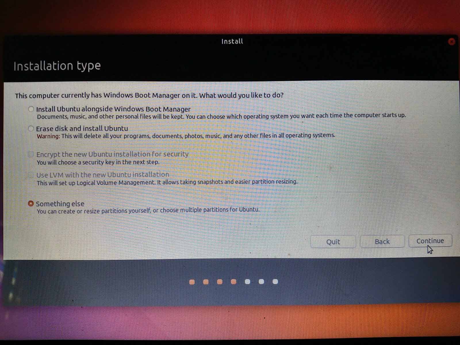 cài Dual Boot Ubuntu Windows 10 15