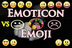 Emoticon vs Emoji 840x560