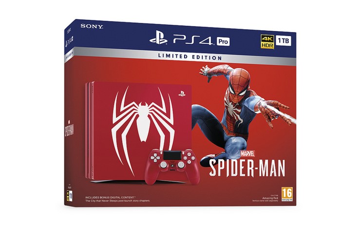 Sony tung ra thị trường máy PS4 Pro Marvel’s Spider-Man phiên bản giới hạn