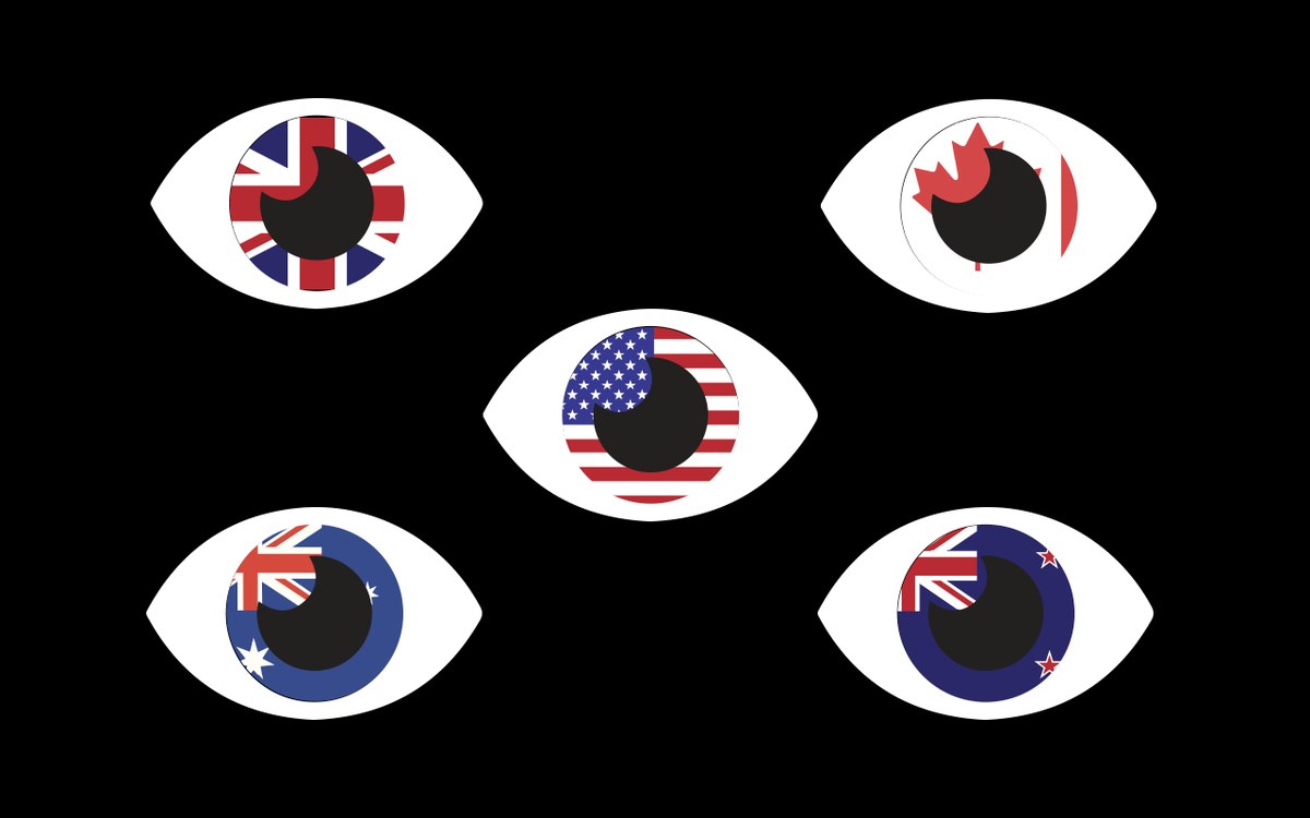 Hiệp ước Five Eyes là một tổ chức liên minh tình báo đa quốc gia.