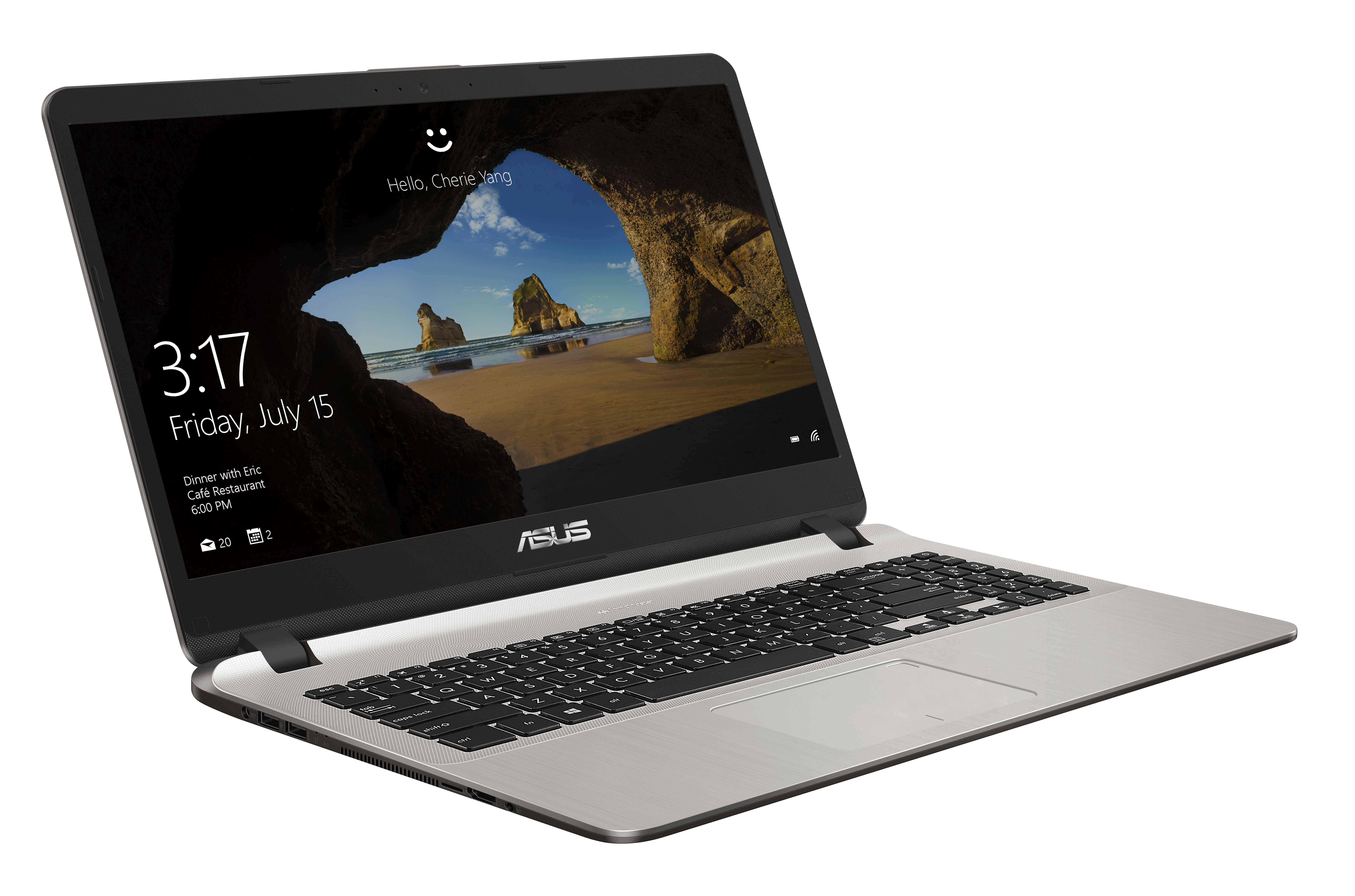 ASUS Laptop X507 Product photo 1C Icicle Gold 05