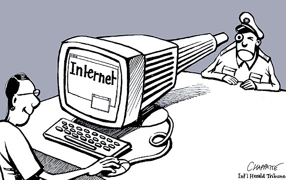 censure internet by chappatte