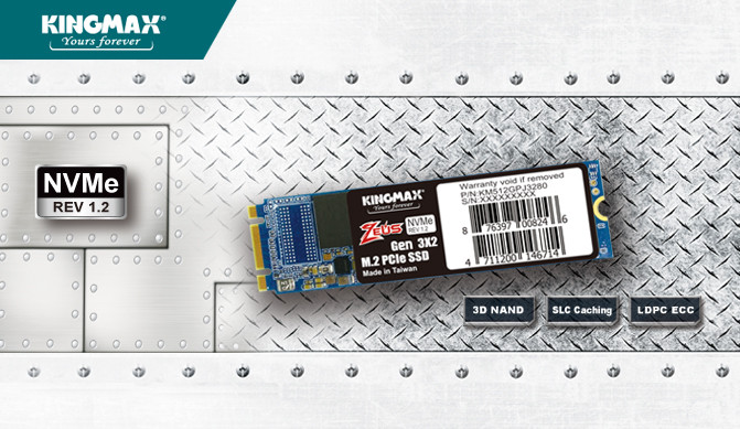 Kingmax đánh mạnh vào thị trường ổ cứng SSD chuẩn M2 tầm trung với ổ SSD PJ-3280