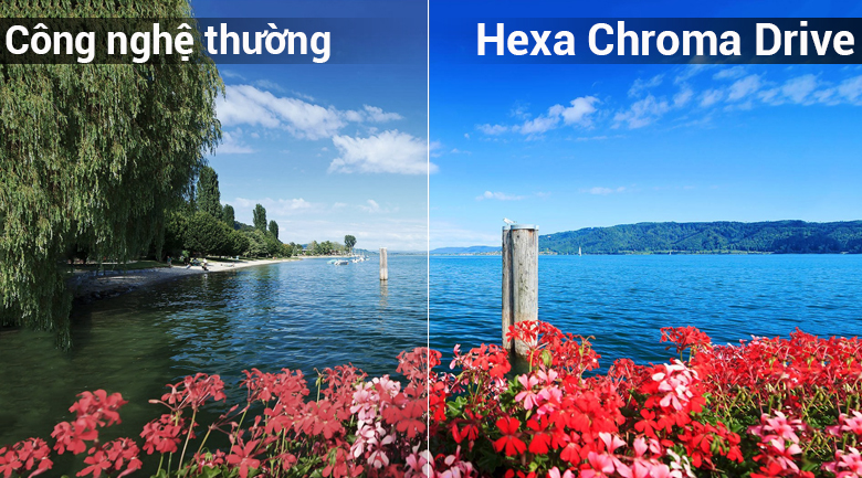 Công nghệ Hexa Chrome Drive mang lại khả năng tái tạo hình ảnh đỉnh cao.