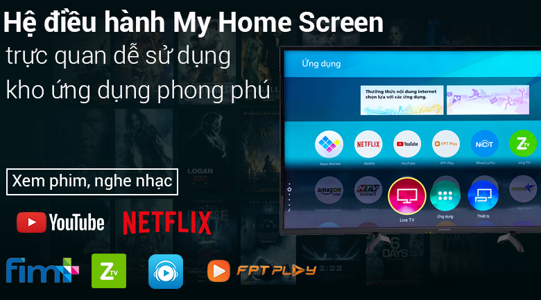 My Home Screen độc đáo giúp người dùng có thể sử dụng nhiều tính năng khác nhau.