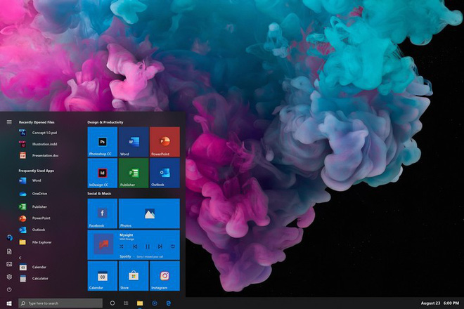 Ngắm ý tưởng Start Menu mới với thiết kế hiện đại và thanh thoát hơn trên Windows 10 - Ảnh 12.