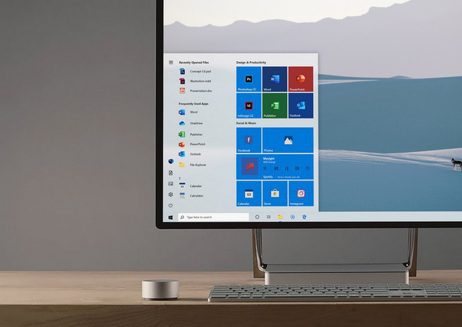 Ngắm ý tưởng Start Menu mới với thiết kế hiện đại và thanh thoát hơn trên Windows 10 - Ảnh 2.
