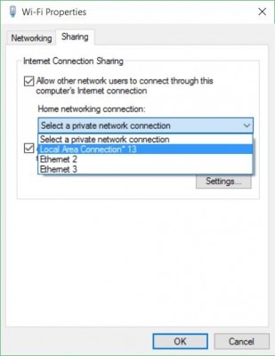 wifihotspot cmd sharing connection