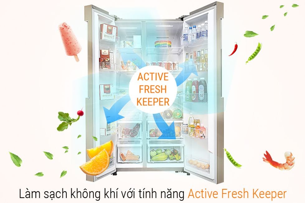 Active Fresh Keeper được tích hợp trong tủ lạnh Samsung
