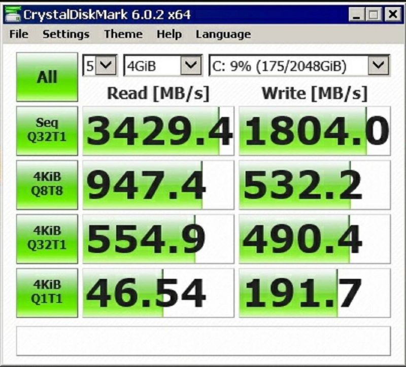 crystaldisk mark là phần mềm kiểm tra tốc độ ổ cứng phổ biến nhất hiện nay