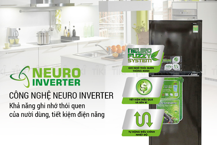 Công nghệ Neuro Inverter của tủ lạnh Mitsubishi