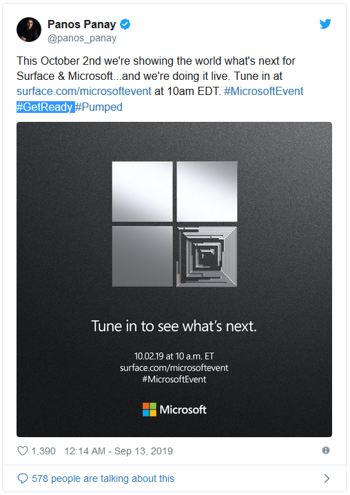 Microsoft gửi thư mời đến sự kiện ra mắt Surface mới, hứa hẹn những nâng cấp đột phá 1