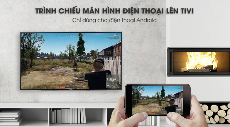 Tivi Samsung 4K 58 inch UA58NU7103 lựa chọn tuyệt hảo cho không gian rộng 5 Trình chiếu màn hình điện thoại lên tivi