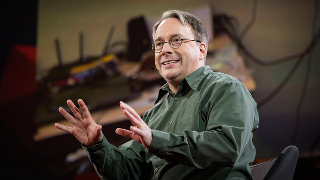 Ông Linus Torvalds - cha đẻ của hệ điều hành Linux