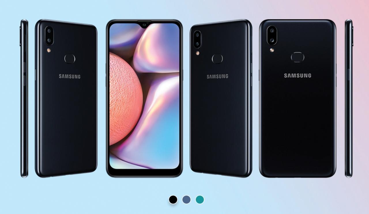 Điện thoại Samsung thống lĩnh phân khúc tầm trung - thấp 3 Samsung Galaxy A10s Đen giá rẻ, chính hãng