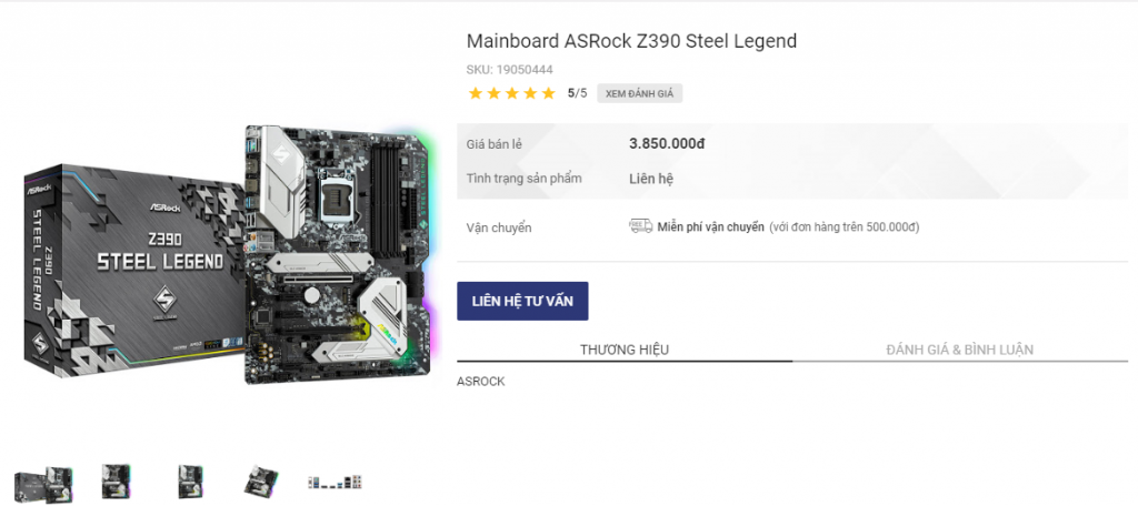 MB ASRock Z390 Steel Legend