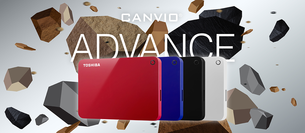 Toshiba Canvio Advance giá hợp lý, nhiều lựa chọn, thiết kế nhỏ gọn và bền bỉ
