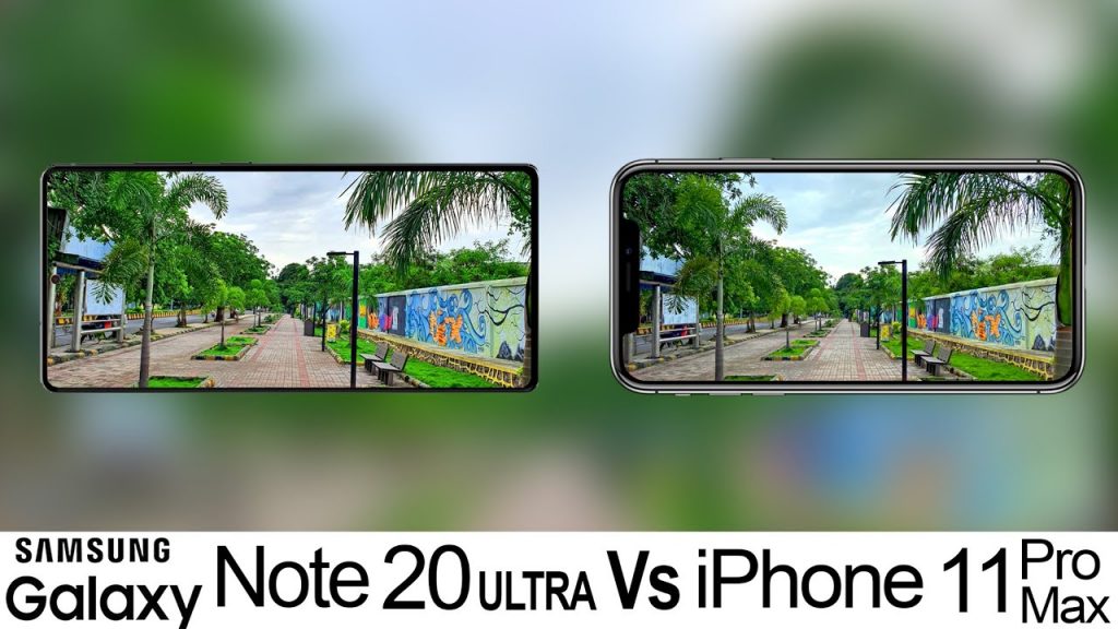  Galaxy Note 20 Ultra với iPhone 11 Pro Max