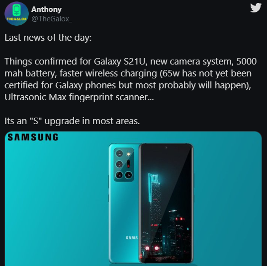 Những chi tiết được giữ lại từ Samsung S20 Ultra 