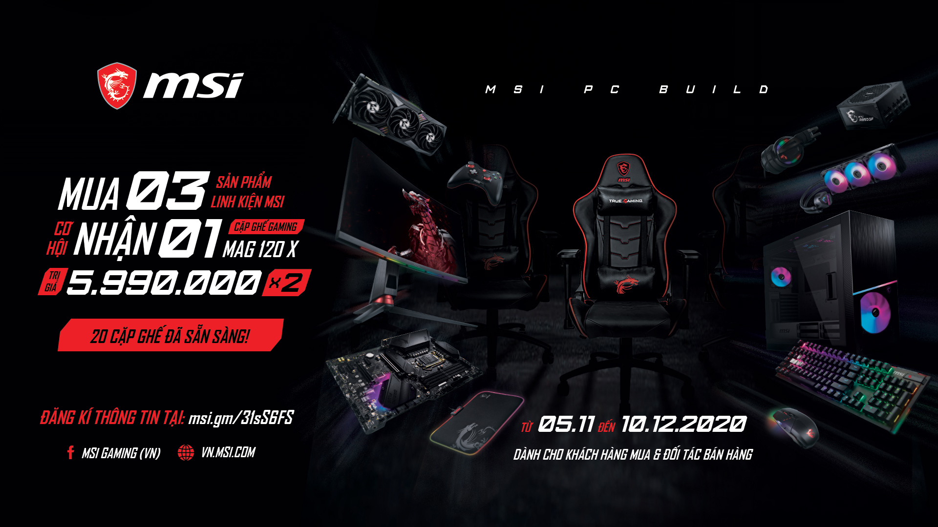 01A VN Gaming Chair Sale Nov2020 FB Post
